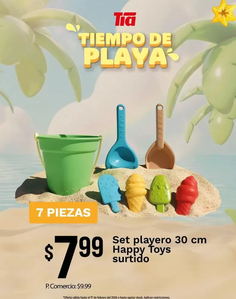 TIA - Set playero 30 cm