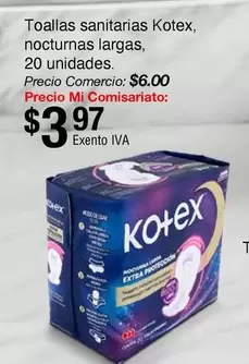 Toallas sanitarias, nocturnas largas