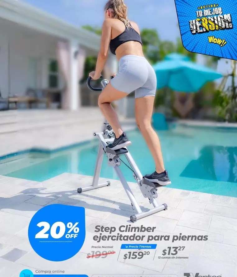 Step Climber ejercitador para piernas