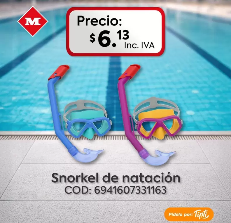 Snorkel de natación