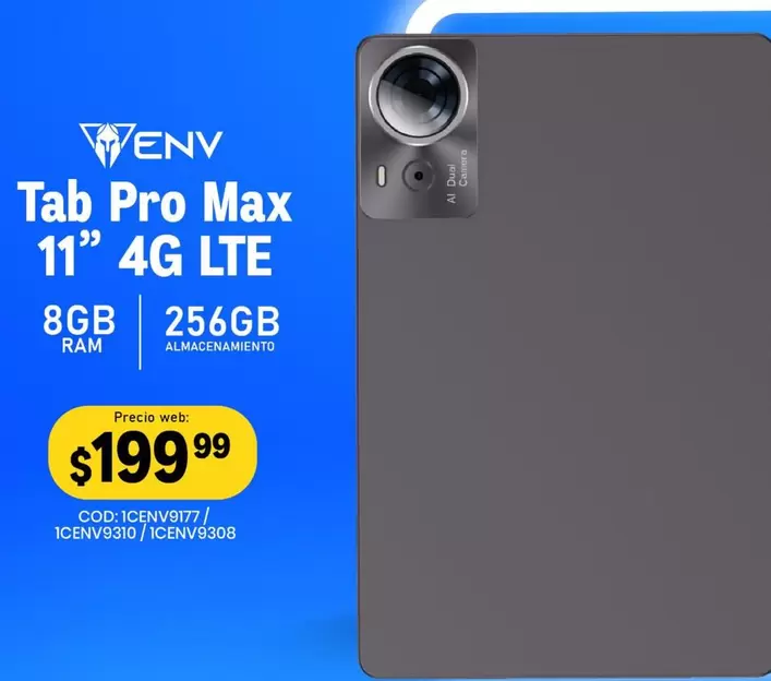 Pro - Tab  Max 11" 4G LTE