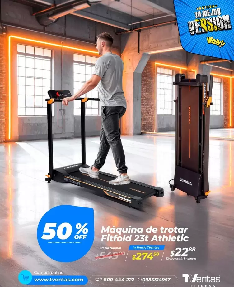 Máquina de trotar Fitfold 23t Athletic