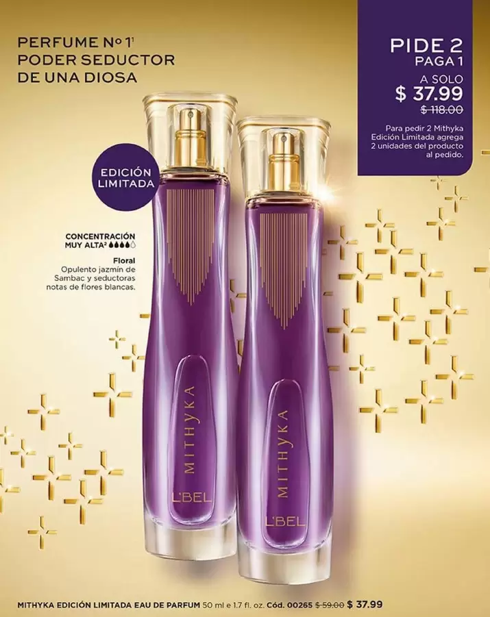 Blancas - PERFUME Nº 1 PODER SEDUCTOR DE UNA DIOSA