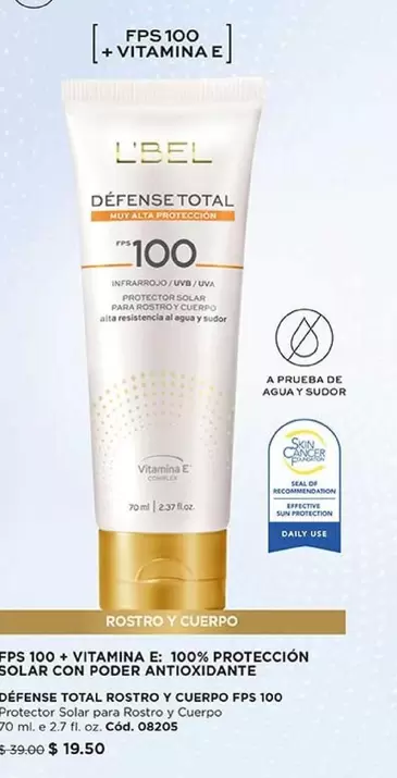 DEFENSE TOTAL ROSTRO Y CUERPO FPS 100