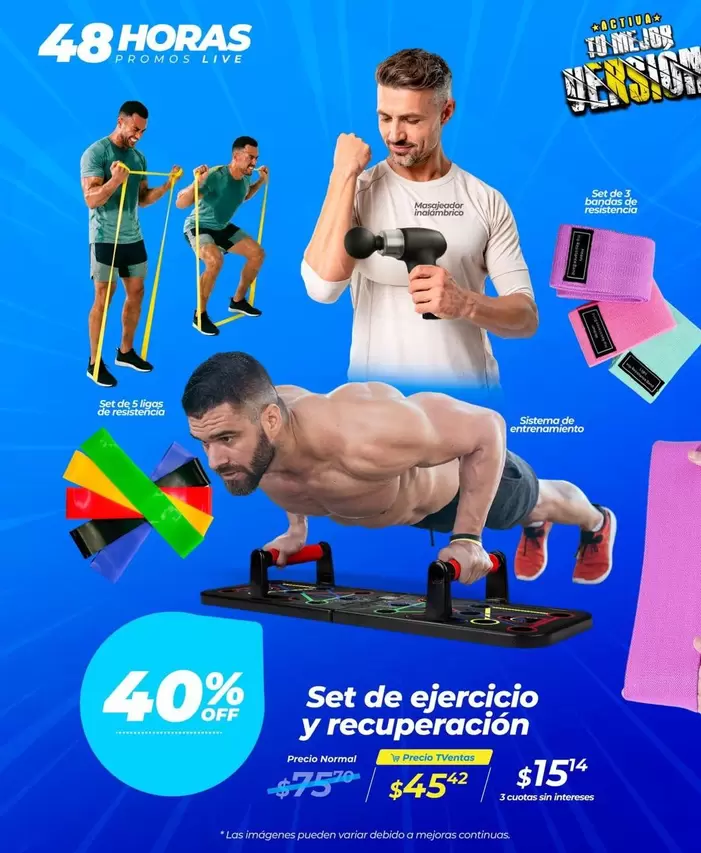 Sistema - Set de ejercicio y recuperación