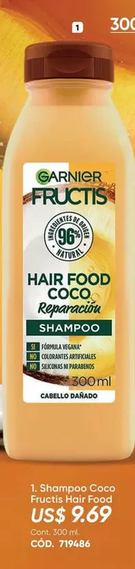 Shampoo Coco Fructis Hair Food