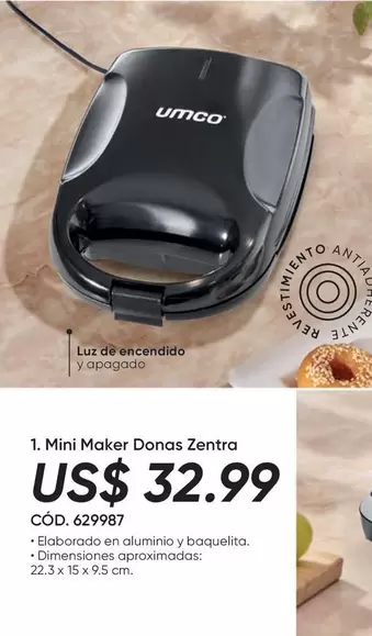 Umco - Mini Maker Donas Zentra