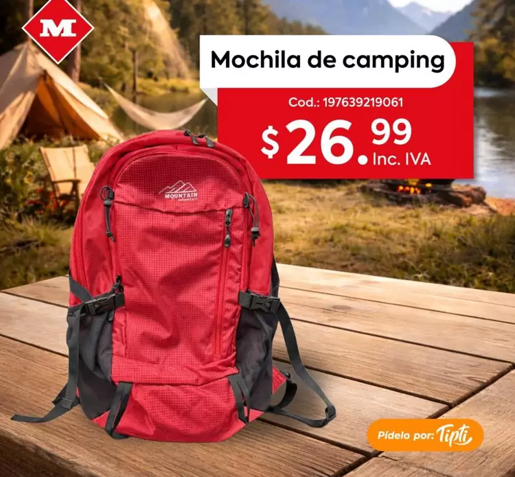 Mochila de camping