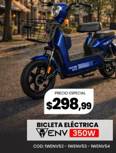 BICICLETA ELÉCTRICA ENV 350W
