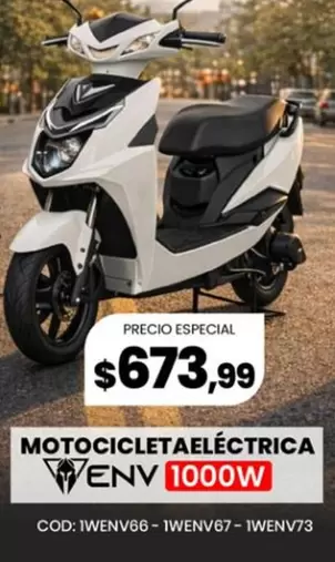 MOTOCICLETA ELÉCTRICA 1000W