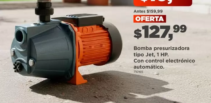 HP - Bomba presurizadora tipo Jet, 1 .