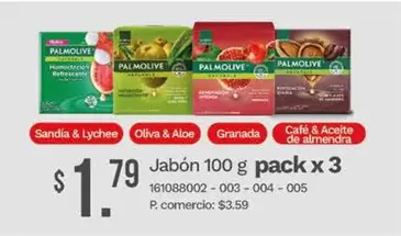 Sandia & Lychee, Oliva & Aloe, Granada, Café & Aceite de almendra