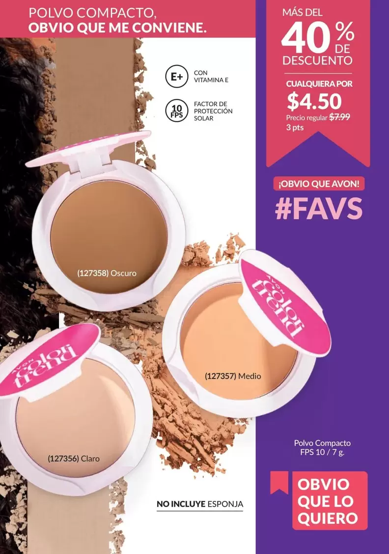 Avon - POLVO COMPACTO