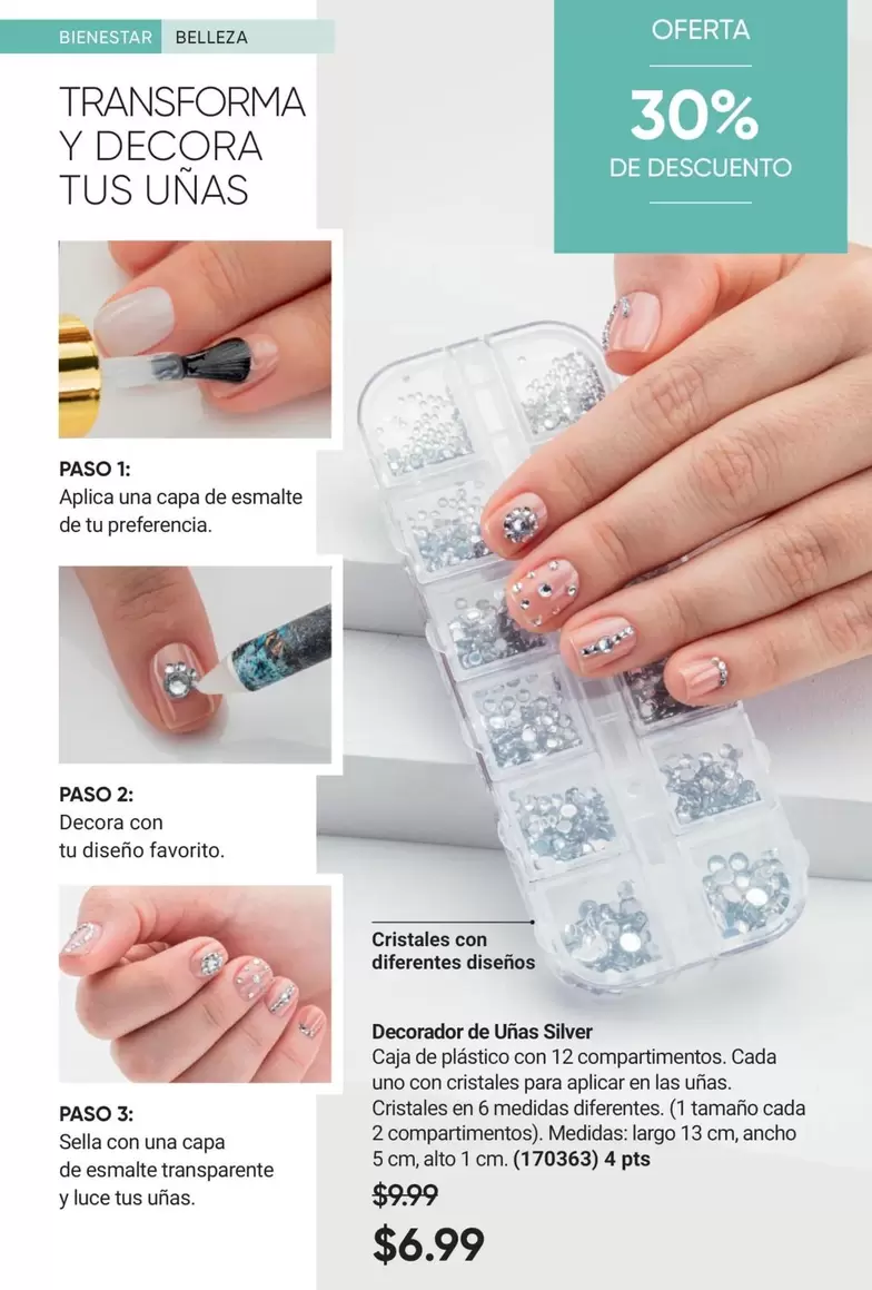 uno - Decorador de Uñas Silver