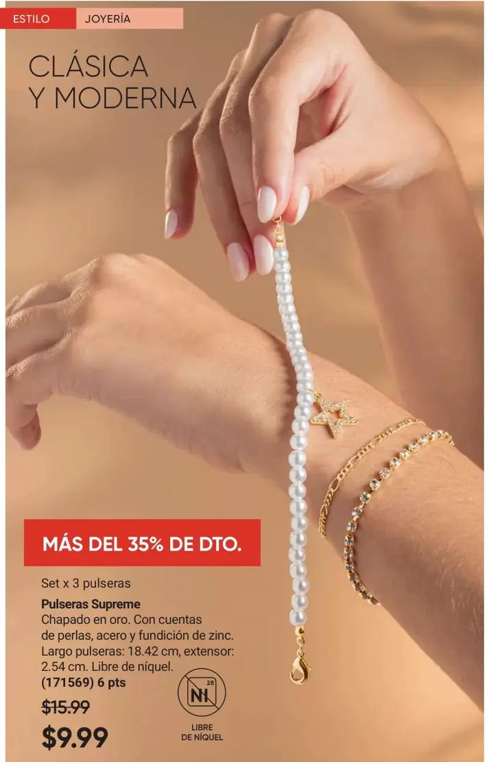 Set x 3 pulseras Pulseras Supreme