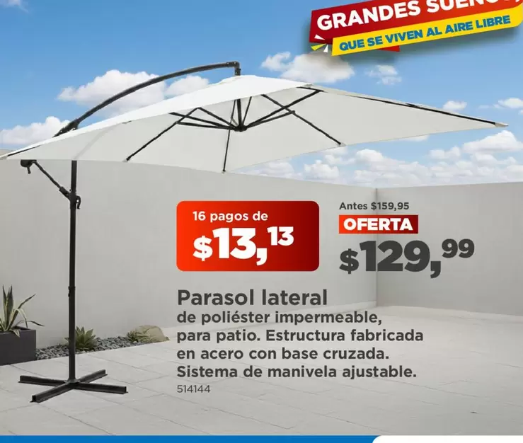 Sistema - Parasol lateral
