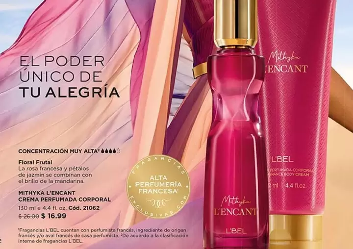 Rosa - MITHYKA L'ENCANT CREMA PERFUMADA CORPORAL