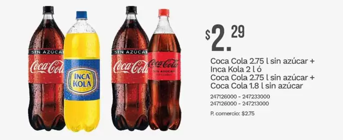 Coca Cola -  + Inca Kola