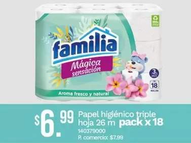 Familia - Papel higiénico triple