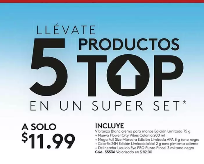 Pro - 5 TOP PRODUCTOS EN UN SUPER SET