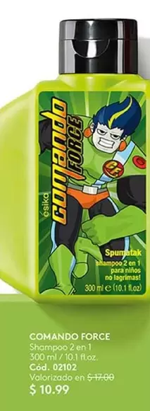 COMANDO FORCE Shampoo 2 en 1
