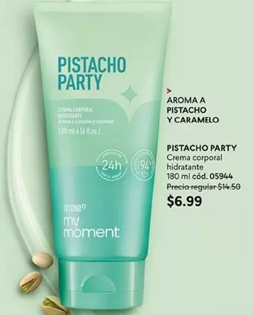 PISTACHO PARTY Crema corporal hidratante 05944