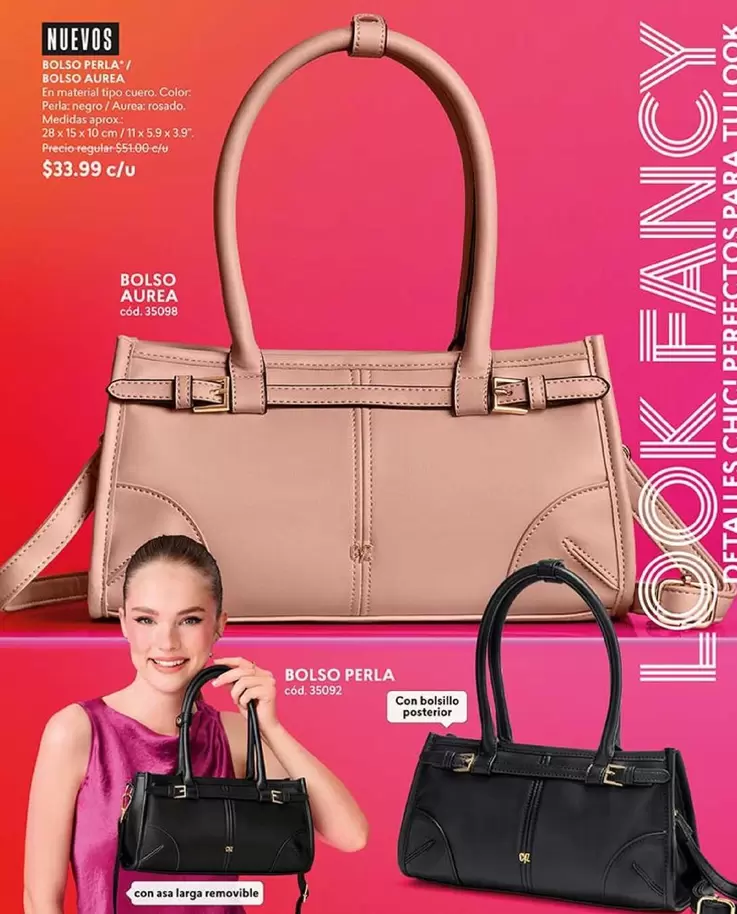 Negro - BOLSO AUREA, BOLSO PERLA