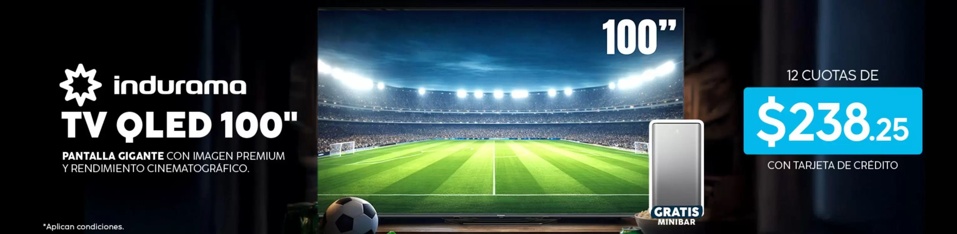 Indurama - TV QLED 100"