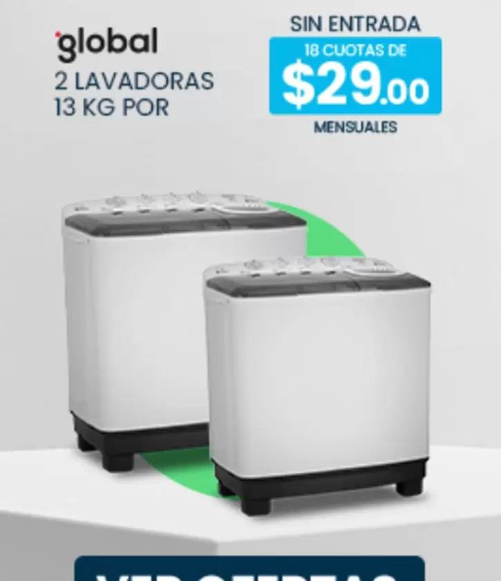 2 LAVADORAS 13 KG