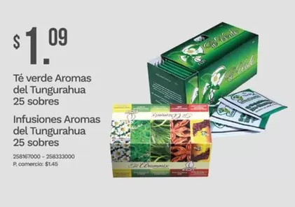 Verde - Té verde Aromas del Tungurahua