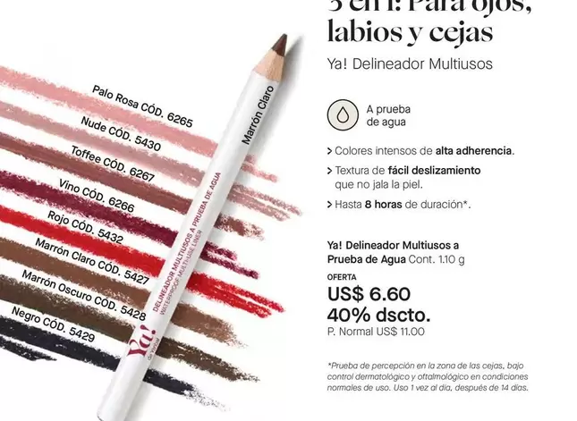 Rosa - Delineador Multiusos