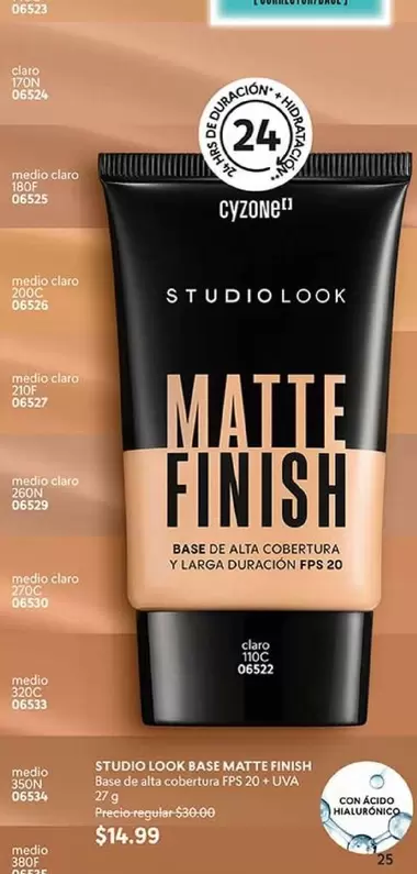 STUDIO LOOK BASE MATTE FINISH