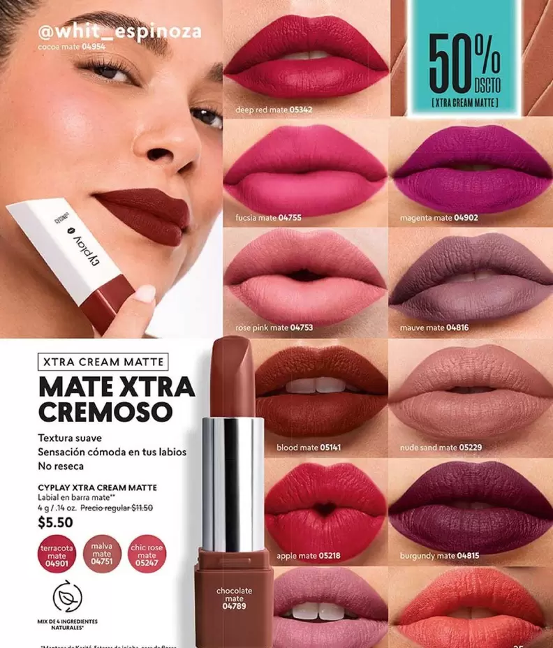 mate - XTRA CREAM MATTE MATE XTRA CREMOSO