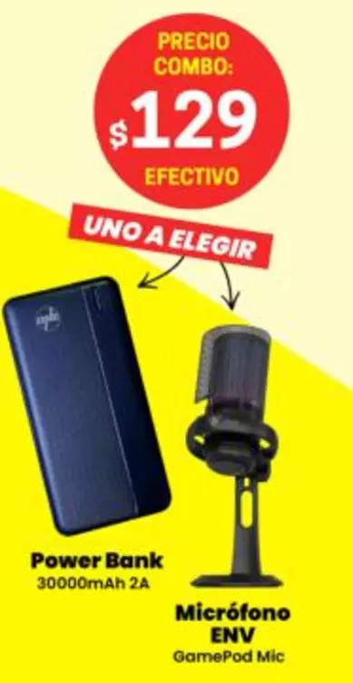uno - Power Bank or Micrófono