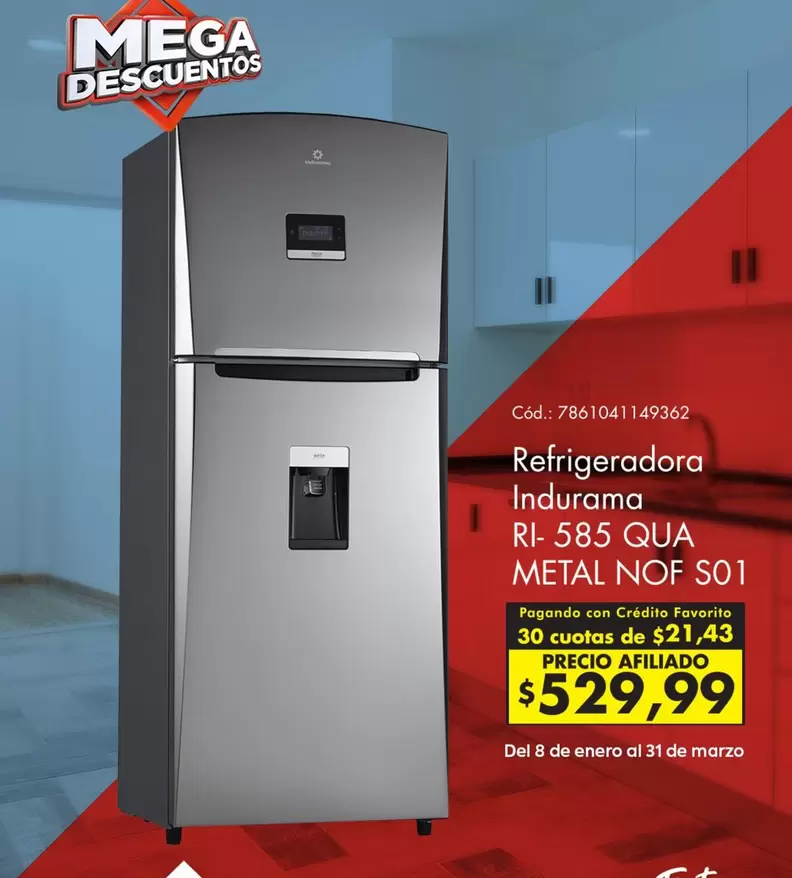 Indurama - RI-585 QUA METAL NOF S01