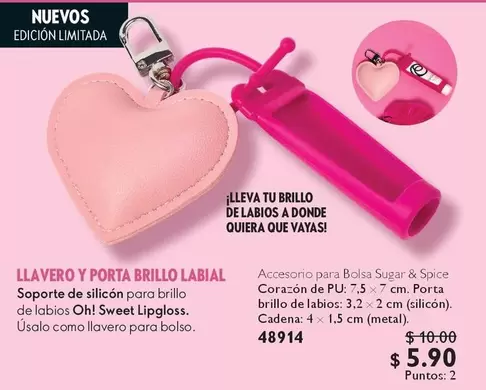 Dondé - LLAVERO Y PORTA BRILLO LABIAL