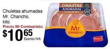 Chuletas ahumadas