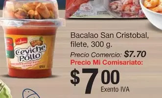 Bacalao San Cristobal