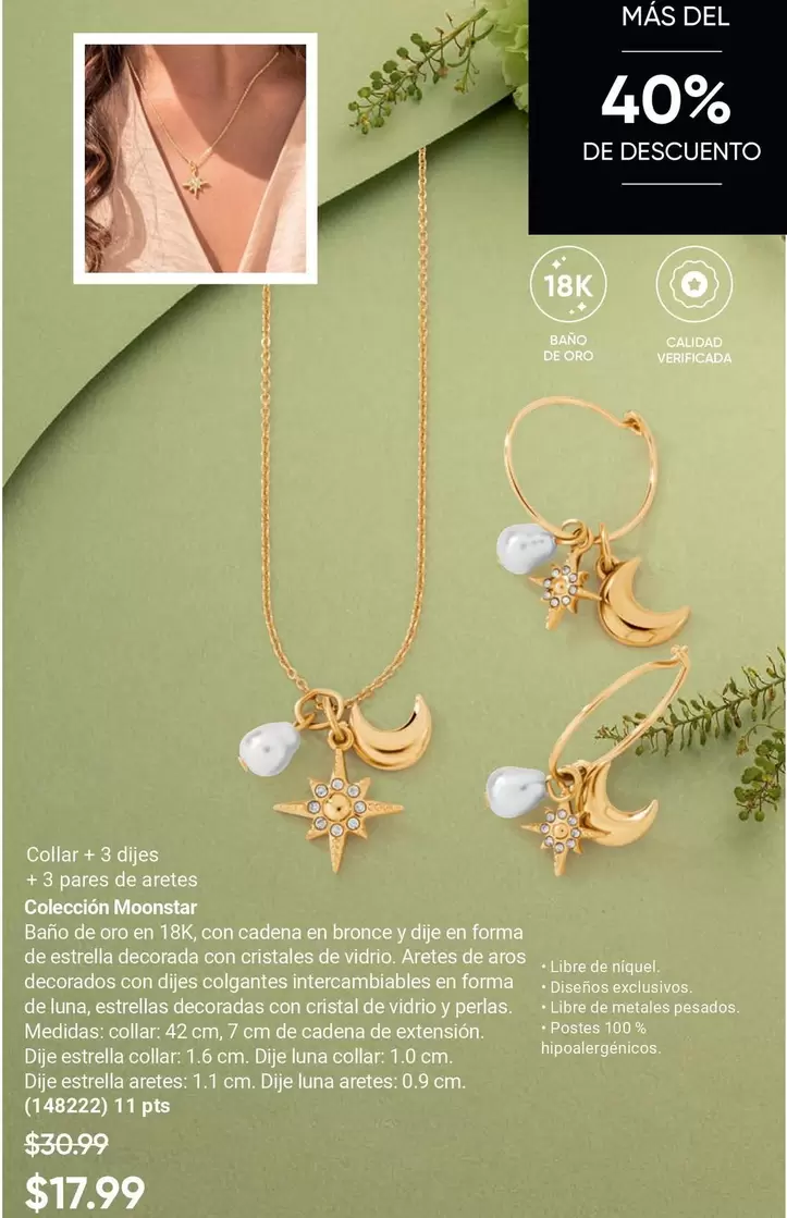 Estrella - Collar + aretes
