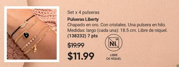 Love - Pulseras Liberty