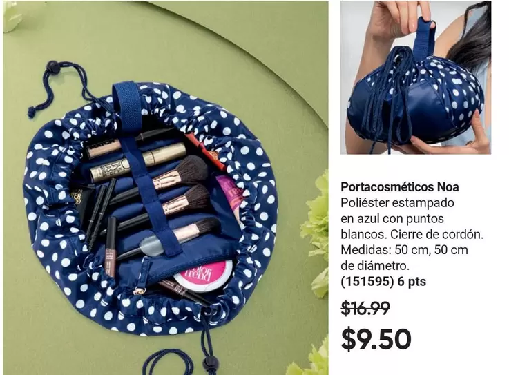 Azul - Portacosméticos Noa