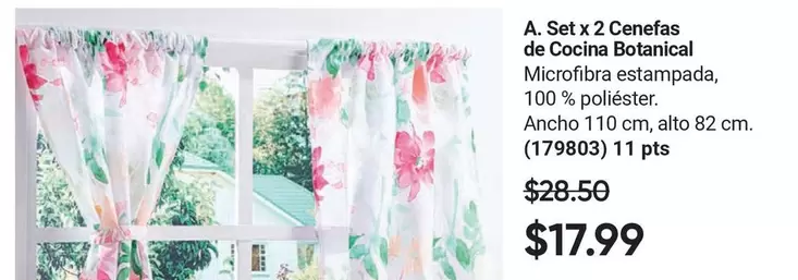 Set x 2 Cenefas de Cocina Botanical