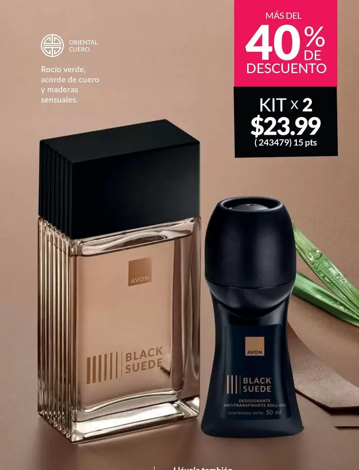 Verde - BLACK SUEDE KIT x 2