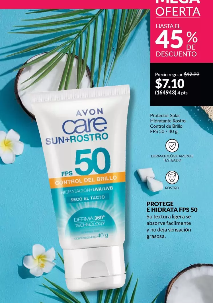 Avon - Care Sun+Rostro FPS 50