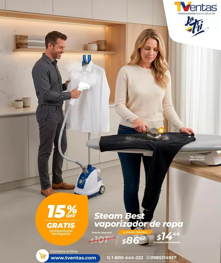 Steam Best vaporizador de ropa