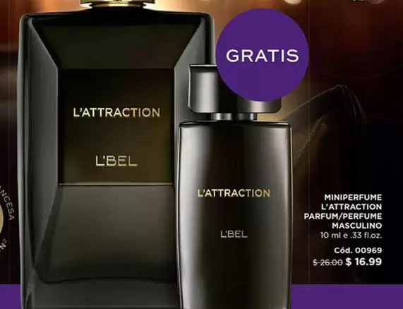 L'bel - L'ATTRACTION MINIPERFUME PARFUM/PERFUME MASCULINO