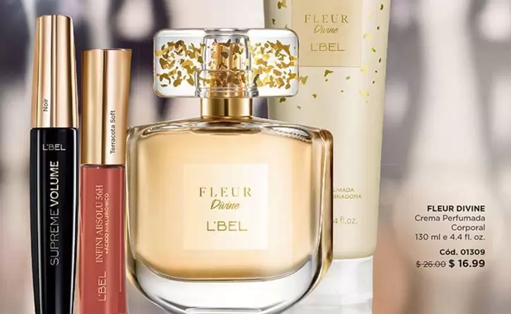 L'bel - FLEUR DIVINE Crema Perfumada Corporal