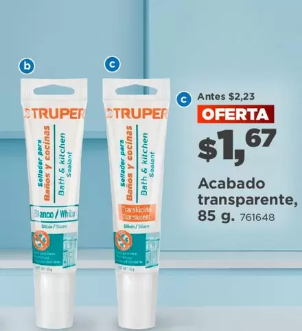 Sellador para Baños y Cocinas Bath & kitchen Sealant