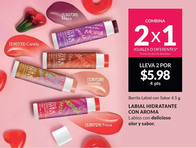 Barrita Labial con Sabor