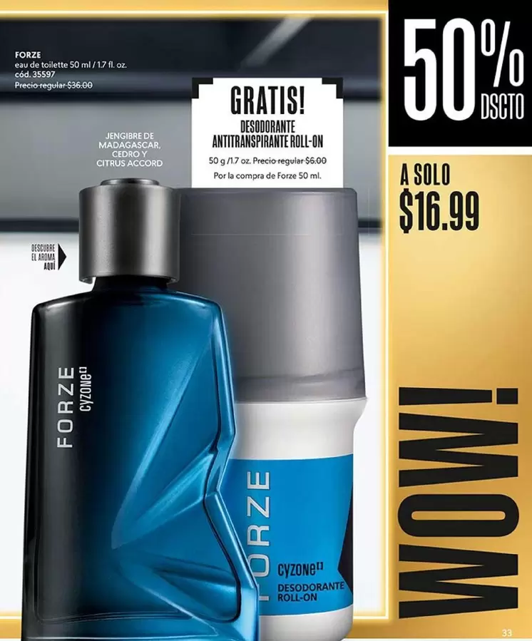 Avon - FORZE Eau de Toilette 50 ml / 1.7 fl. oz.